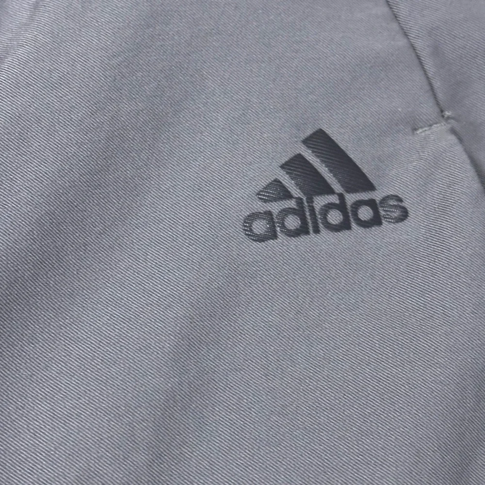 Adidas Mens‎ Ultimate365 Golf Pants Gray Flat Front Tapered Leg 38x34 Stretch